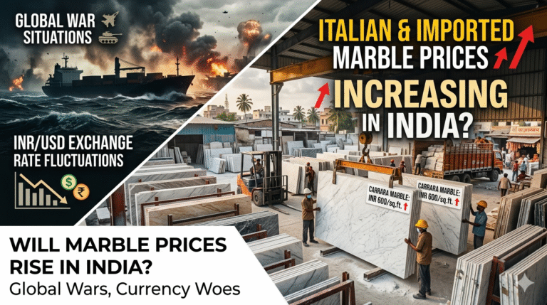 Will Italian and Imported Marble Prices Increase in India Due to Current Global War Situations and Currency Issues
