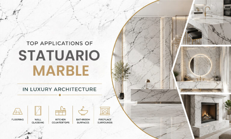 Application of Statuario Marble