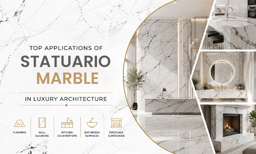 Application of Statuario Marble