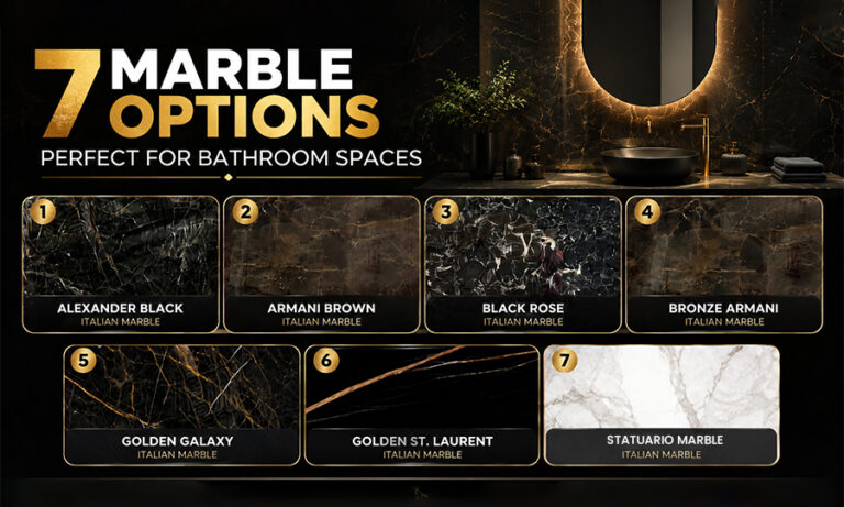 Marble Options for Bathroom Spaces
