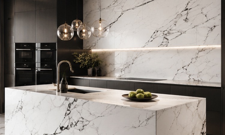Statuario Luxury Marble for Kitchen Countertops