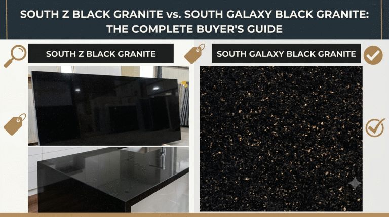 South Z Black Granite vs. South Galaxy Black Granite The Complete Buyer's Guide