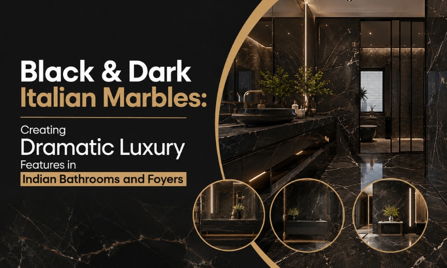 Black and Dark Italian Marble